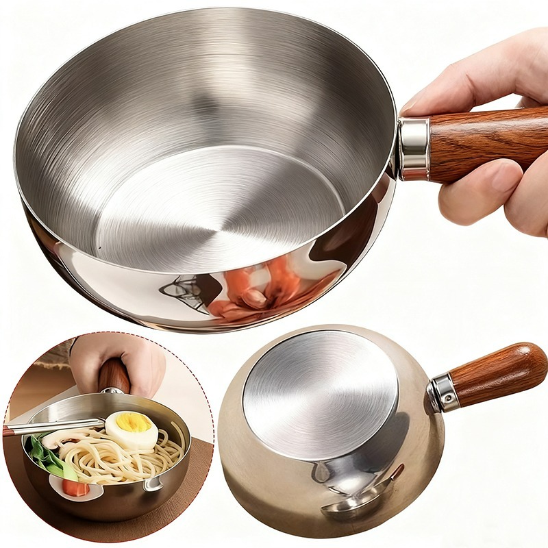 Commercial Kitchen Pots And Pans - Casserole en acier inoxydable avec poignée