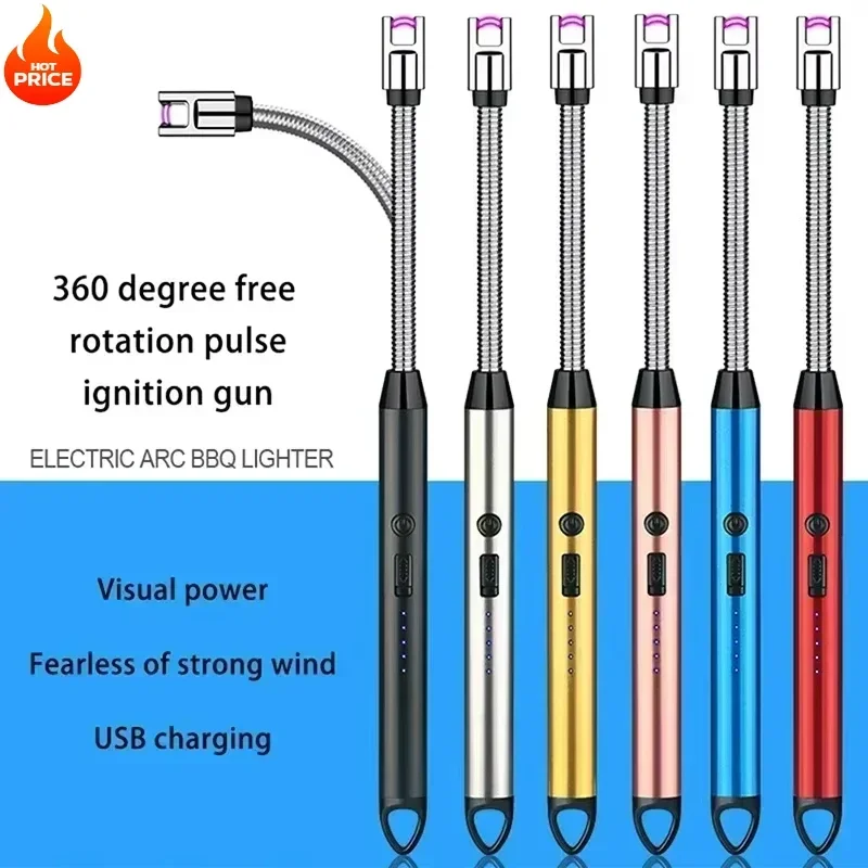 Commercial Kitchen Gas Stove - 360 ° Briquet électronique Portable Rechargeable