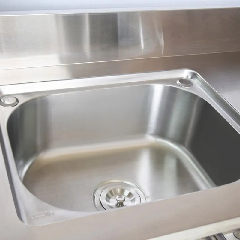Commercial Kitchen Worktops - Évier autoportant en acier inoxydable avec