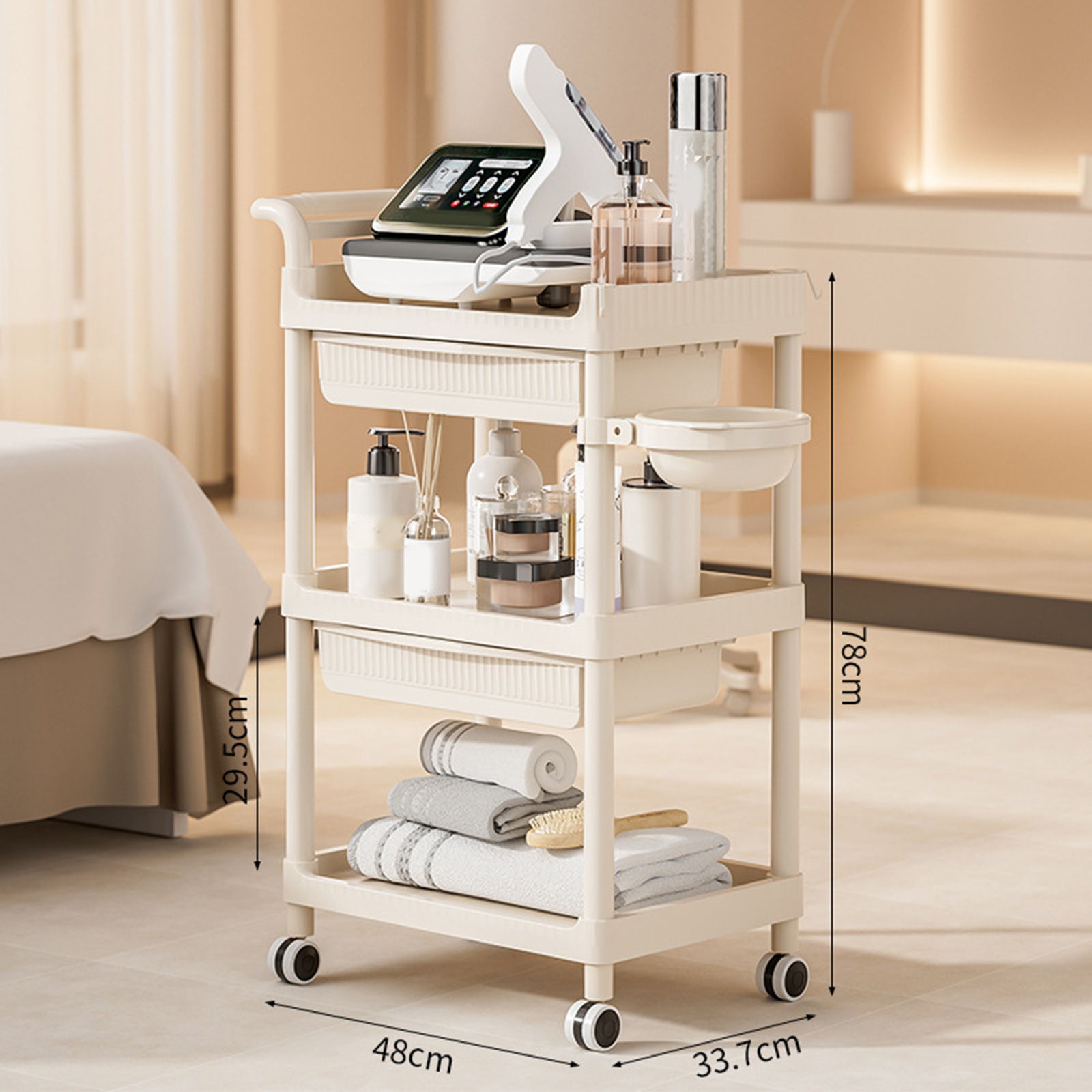 Commercial Kitchen Management - Chariot à 3 niveaux pour Salon