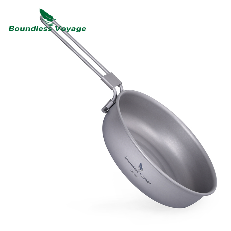 Commercial Kitchen Pots And Pans - Poêle à frire en titane ultralégère,