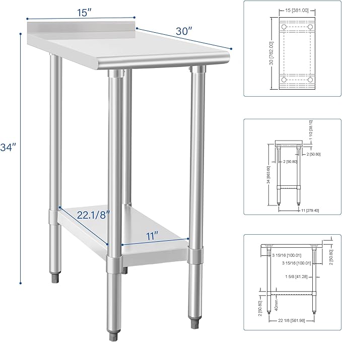 Plan de travail de cuisine com - Commercial Kitchen Worktops avis et prix