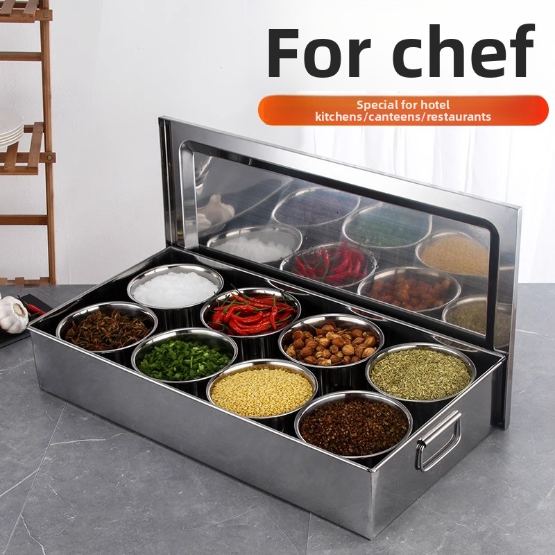 Boîte d'assaisonnement en acie - Commercial Kitchen Management avis et prix