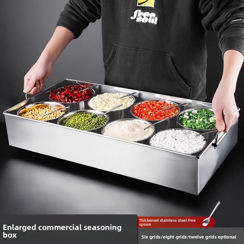 Boîte d'assaisonnement en acie - Commercial Kitchen Management avis et prix