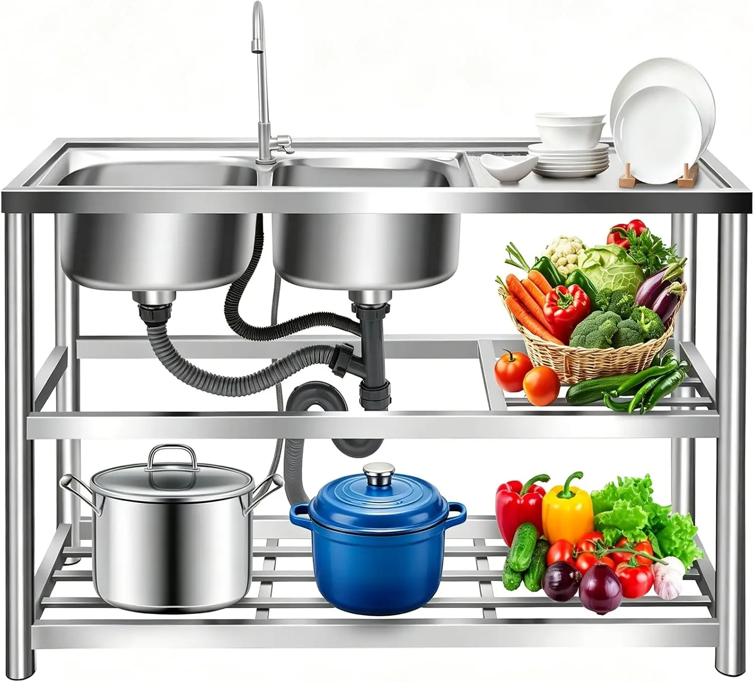 Évier de préparation autoporta - Commercial Kitchen Worktops avis et prix