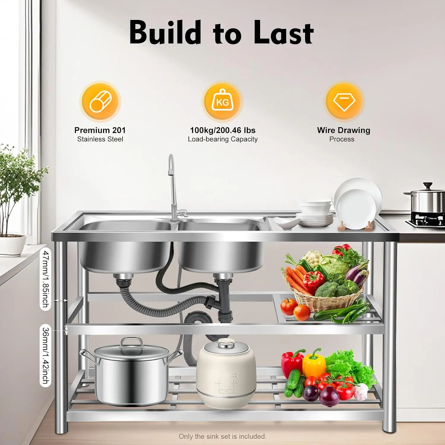 Évier de préparation autoporta - Commercial Kitchen Worktops avis et prix