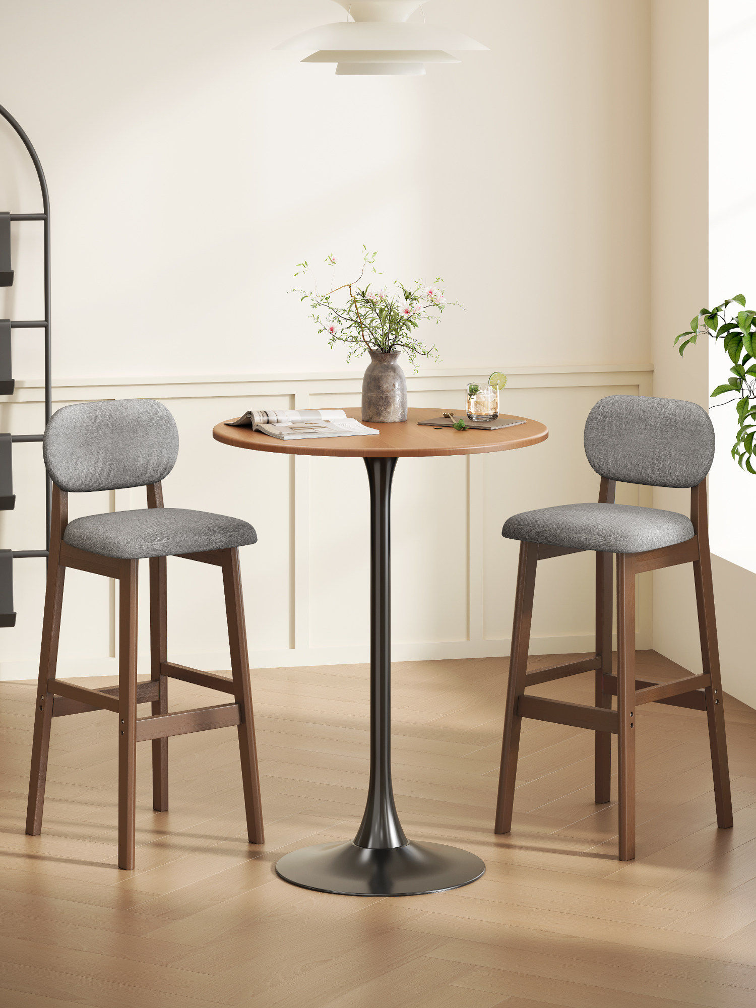 Table de bar ronde moderne ave - Commercial Kitchen Small Space avis et prix