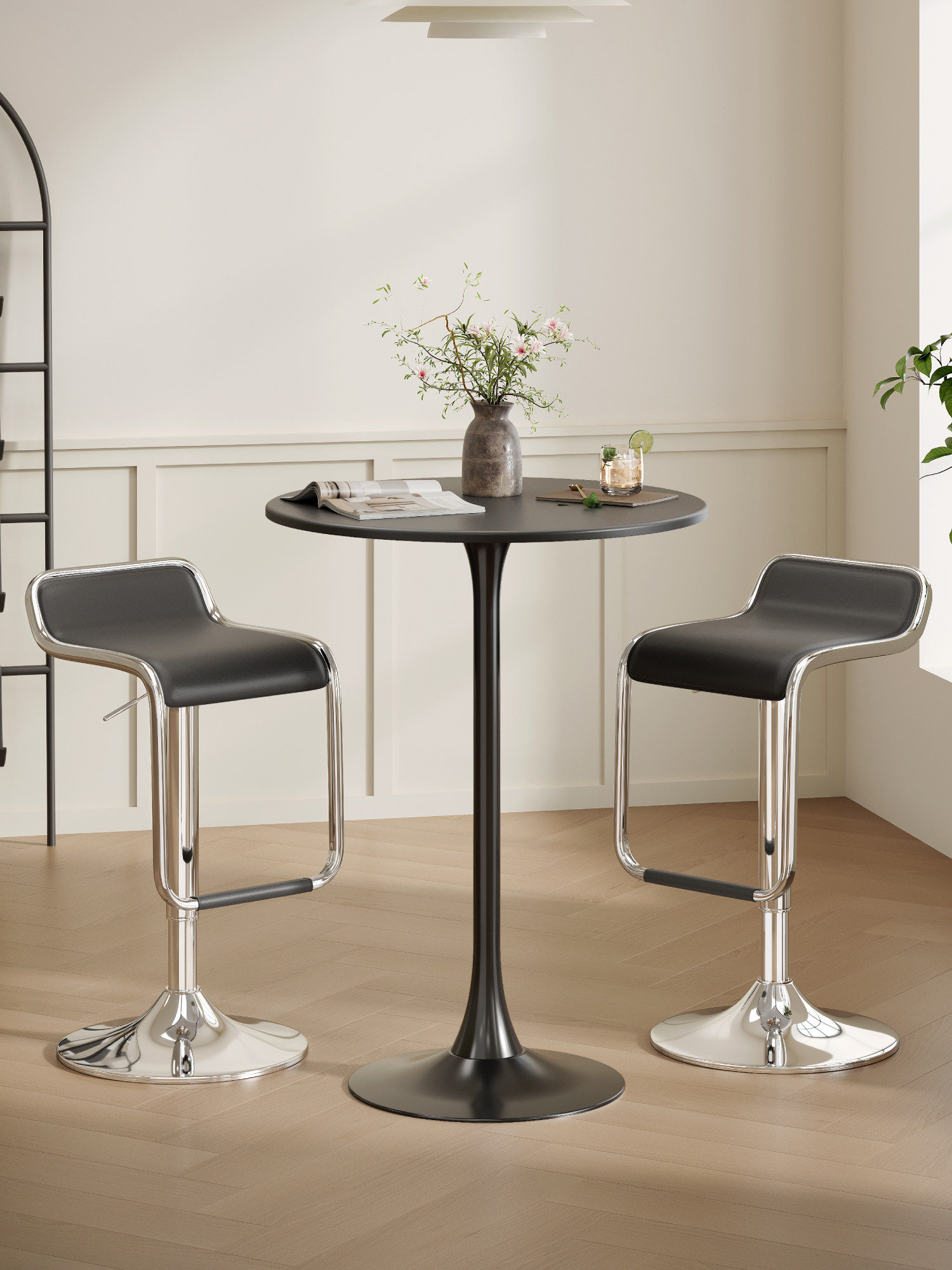 Table de bar ronde moderne ave - Commercial Kitchen Small Space avis et prix