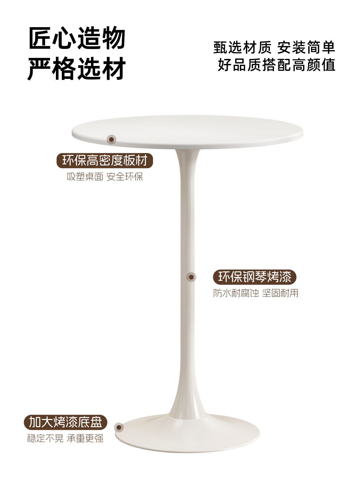 Table de bar ronde moderne ave - Commercial Kitchen Small Space avis et prix