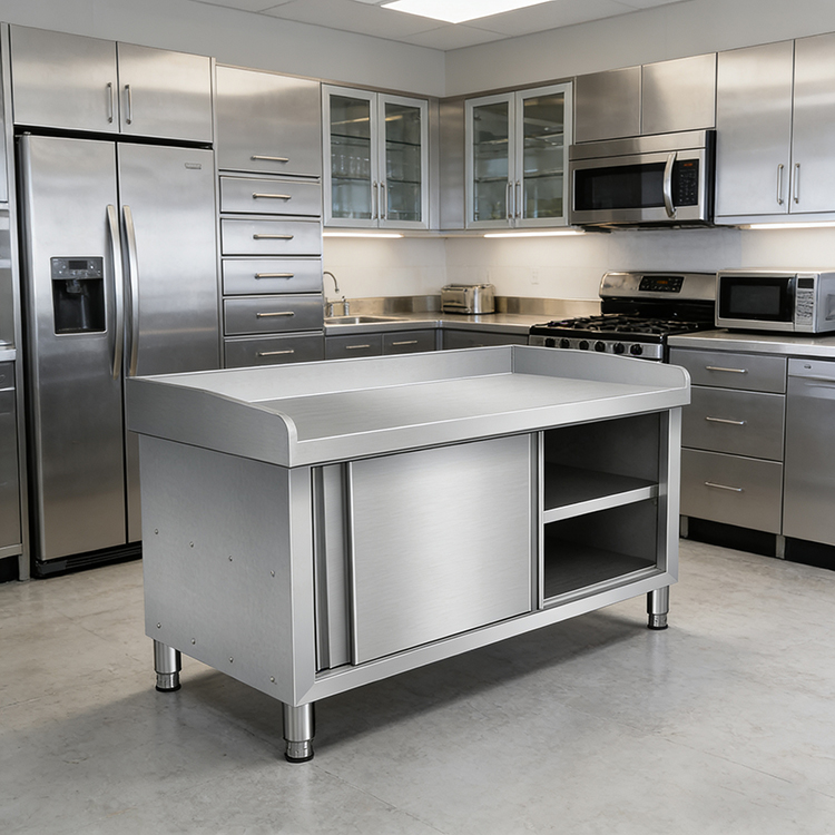 Table de travail en acier inox - Commercial Kitchen Worktops avis et prix