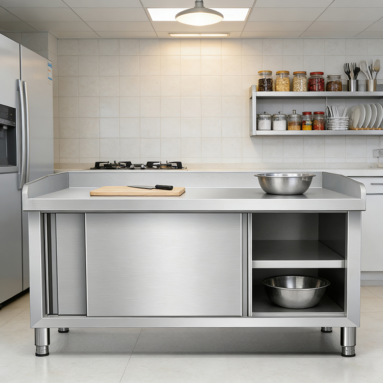 Table de travail en acier inox - Commercial Kitchen Worktops avis et prix