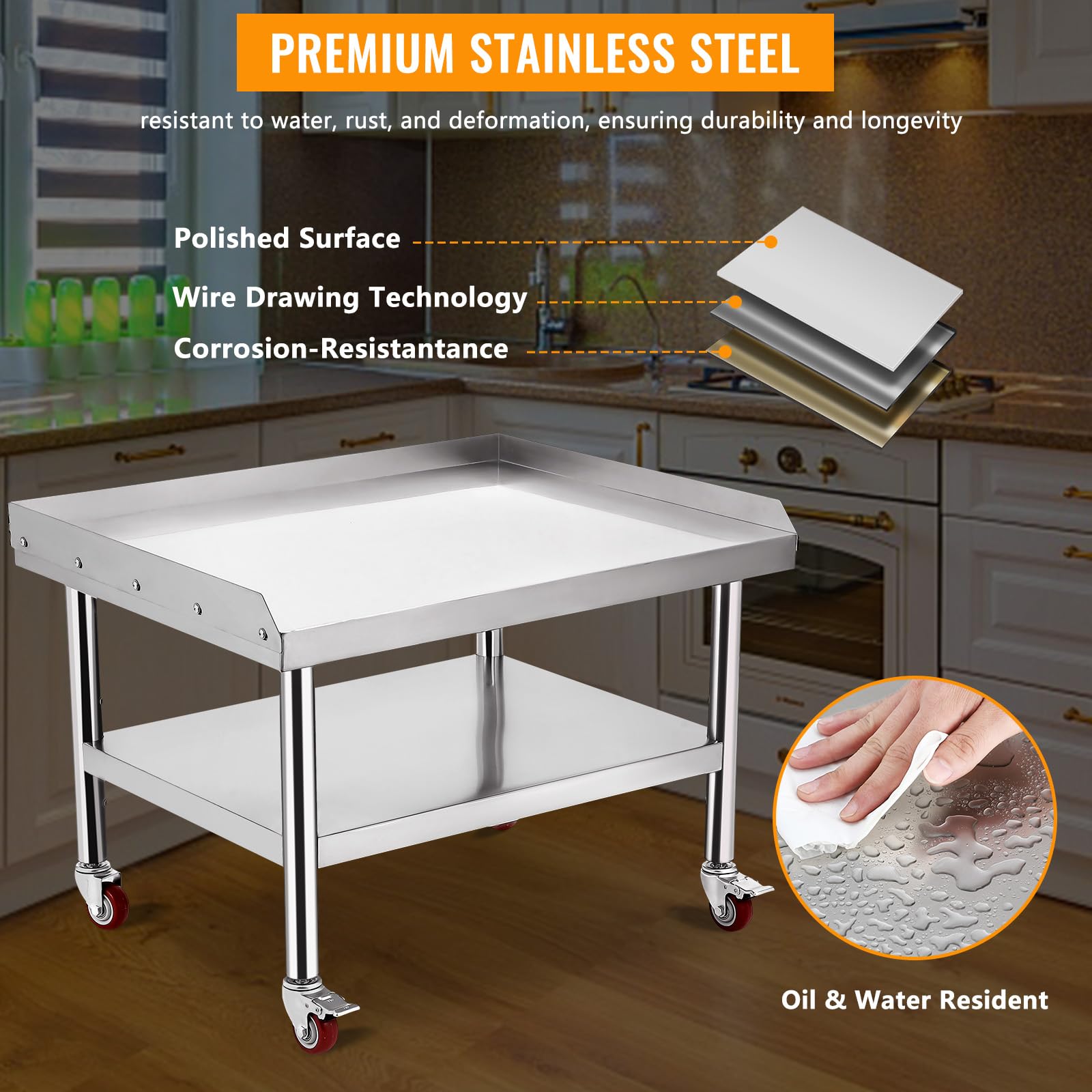 Table de travail en acier inox - Commercial Kitchen Worktops avis et prix