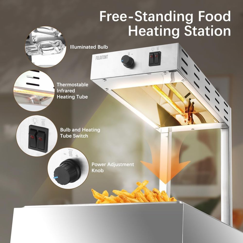 Réchauffeur de frites, chauffe - Commercial Kitchen Accessories avis et prix